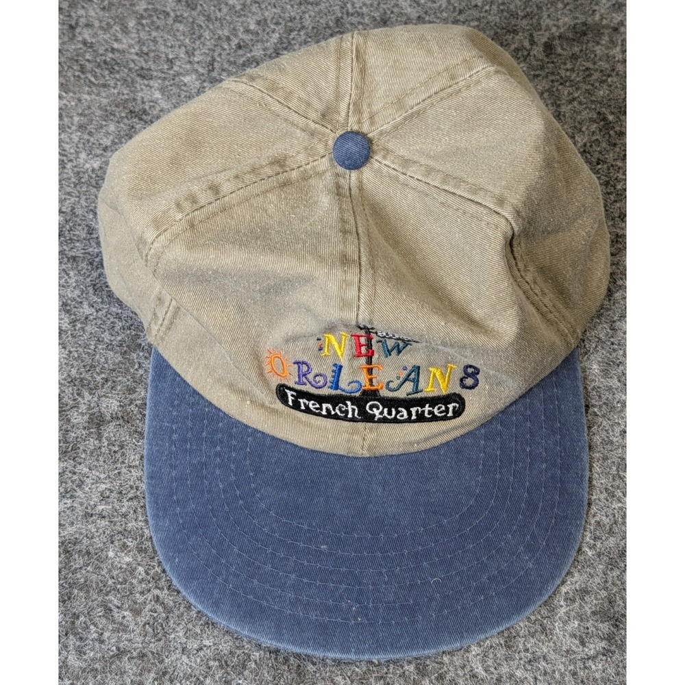 New Orleans French Quarter Ball Cap Cobra Caps Adjustable Bourbon St Lampost